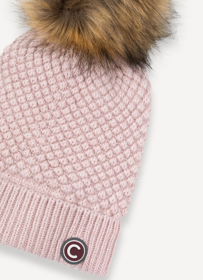 Women’s hat with faux fur image number 3