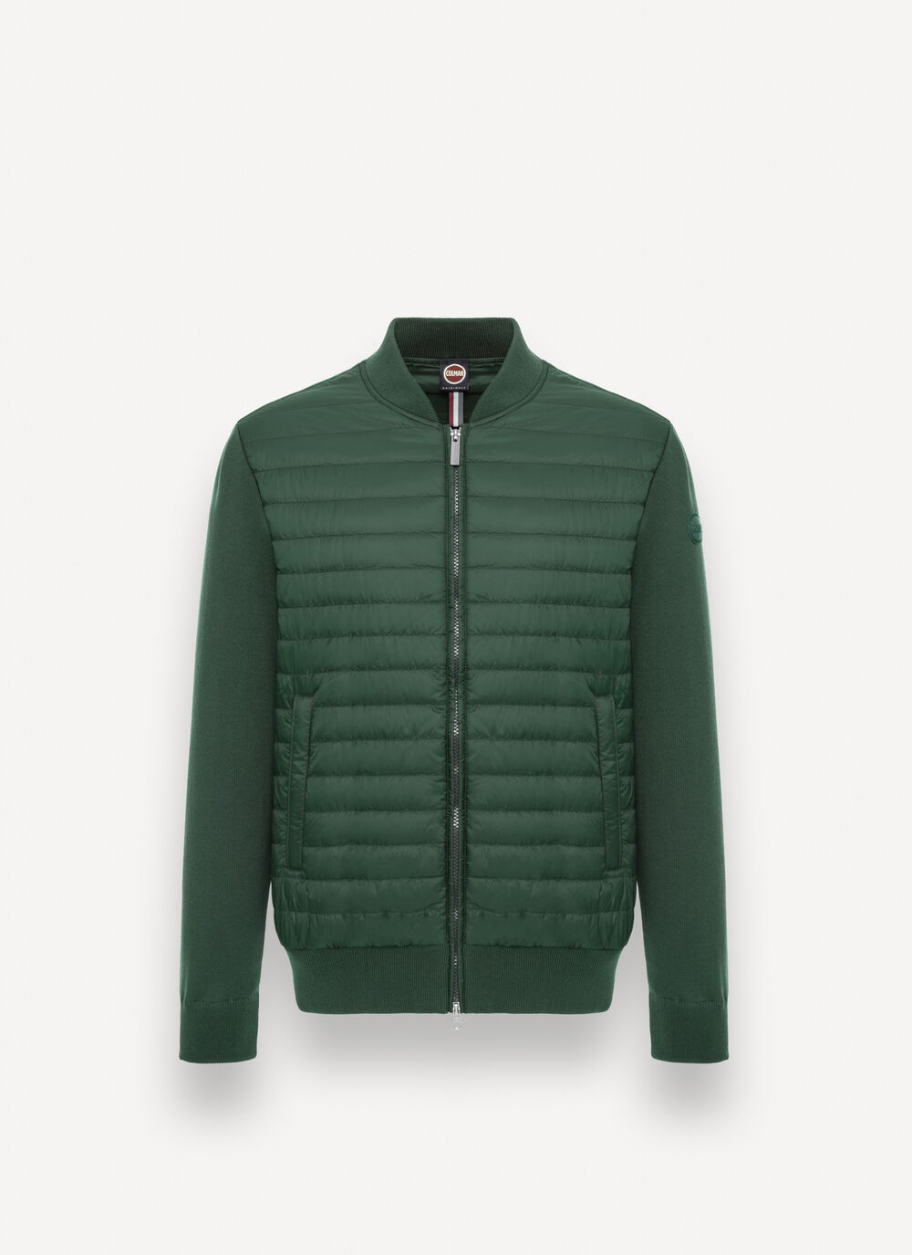 Hybrid padded bomber jacket image number 4