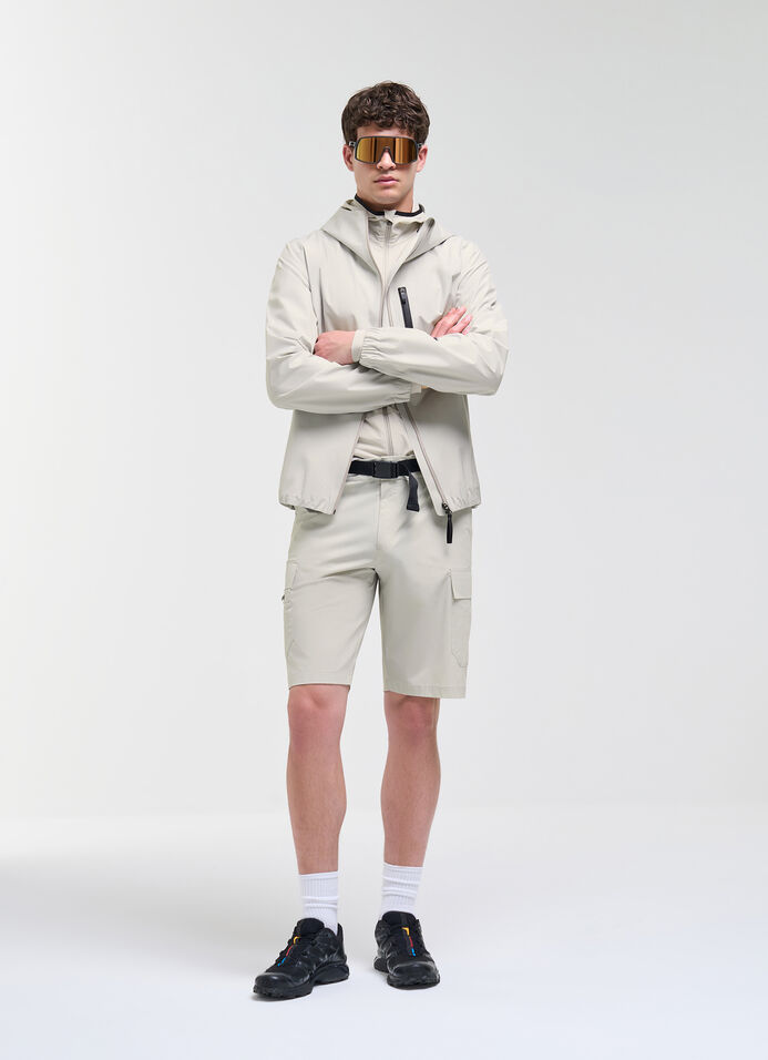 Bielastic Fabric Cargo Bermuda Shorts