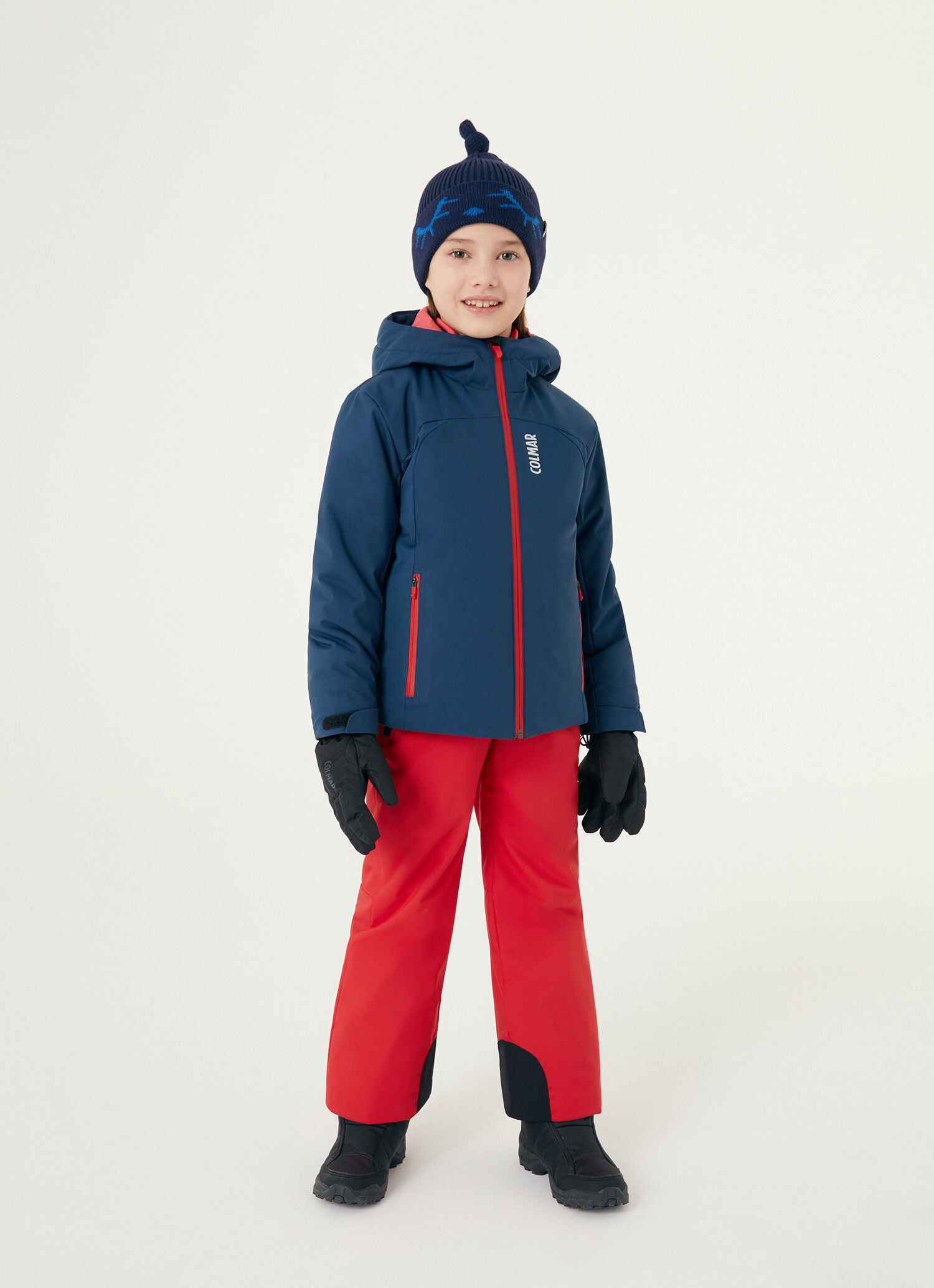 Boys red ski new arrivals jacket