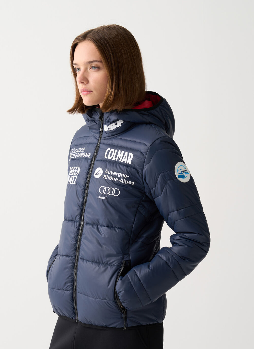 French national team quilted jacket image number 1