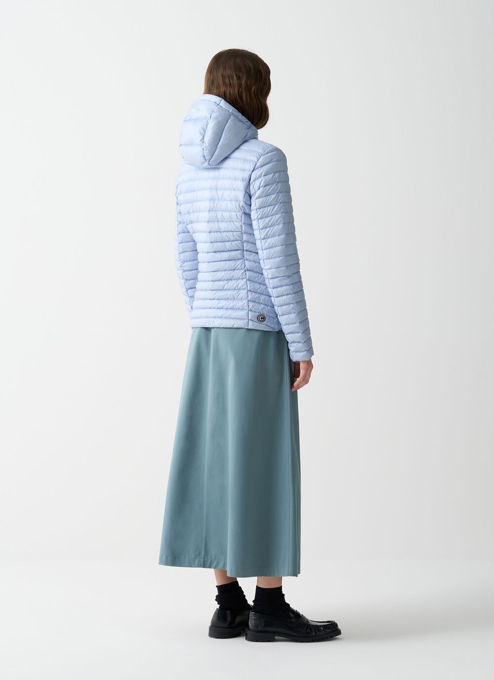 Light down jacket with hood image number 3