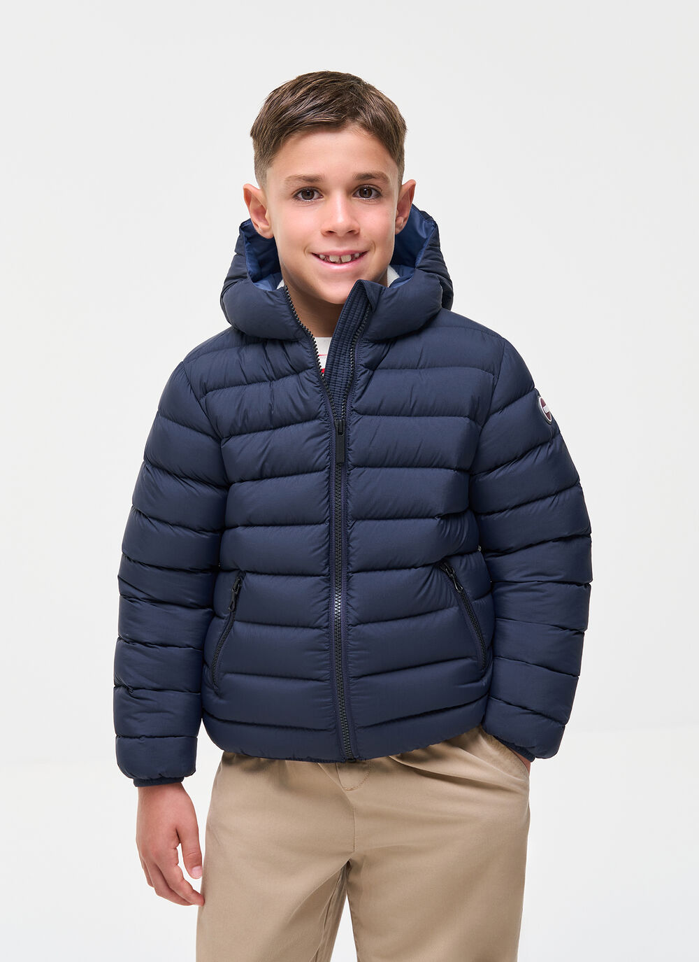 Hooded down jacket image number 1