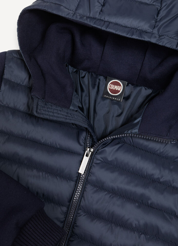 Unisex jacket with fleece sleeves image number 6