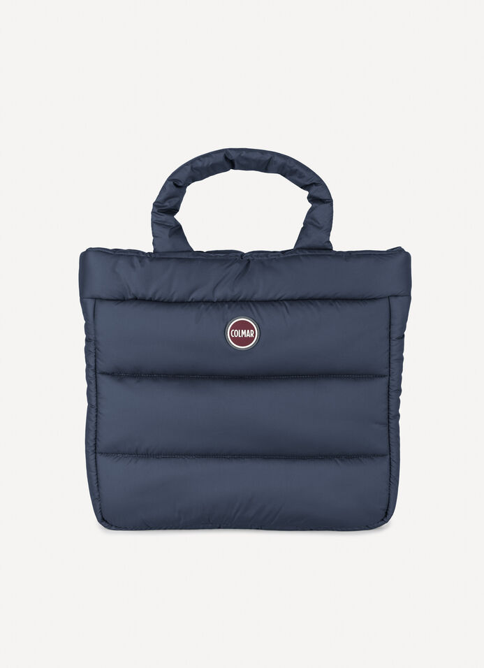 Borsa shopper trapuntata e imbottita image number 1