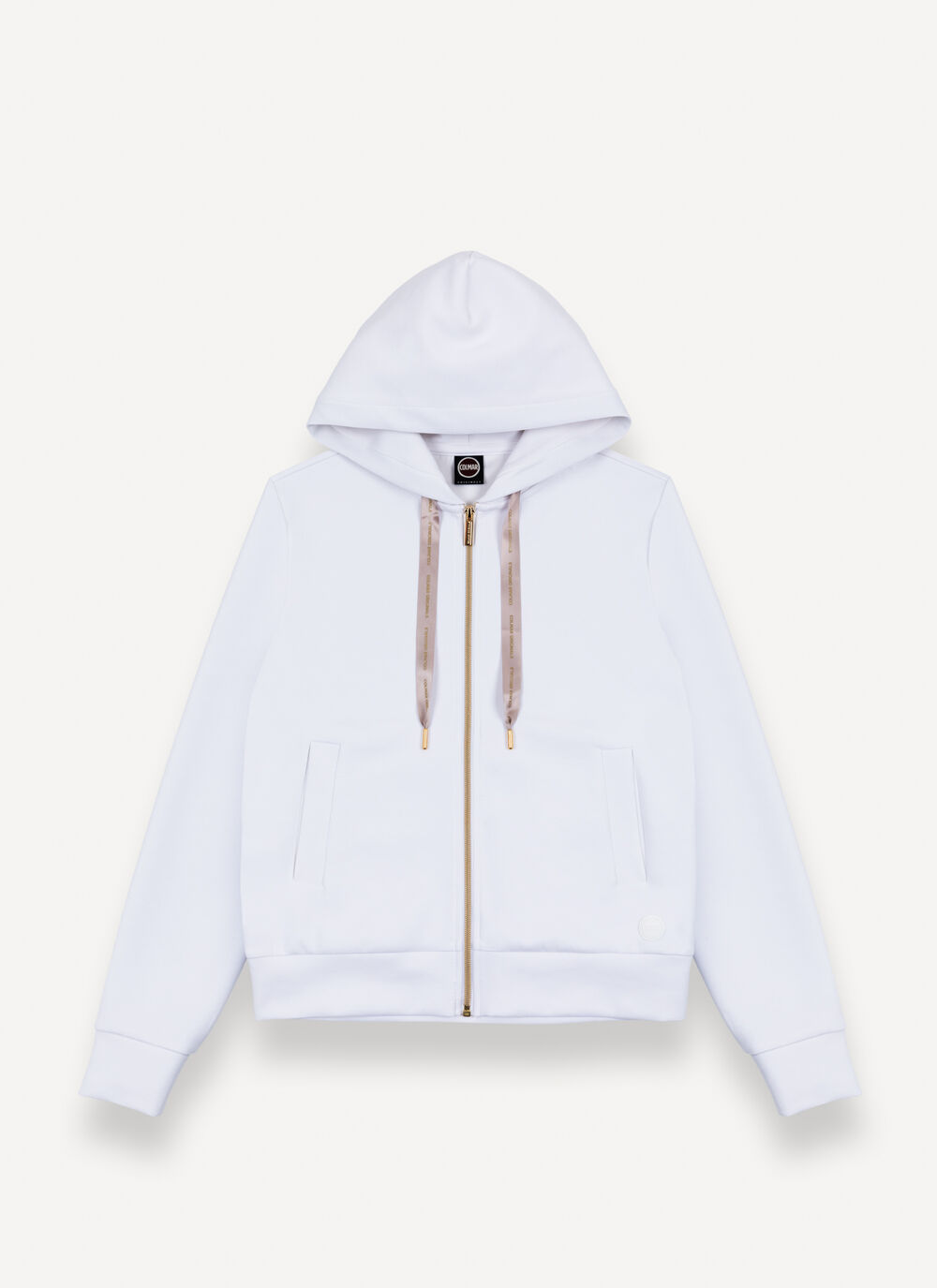 Full-zip cotton/modal sweatshirt image number 4