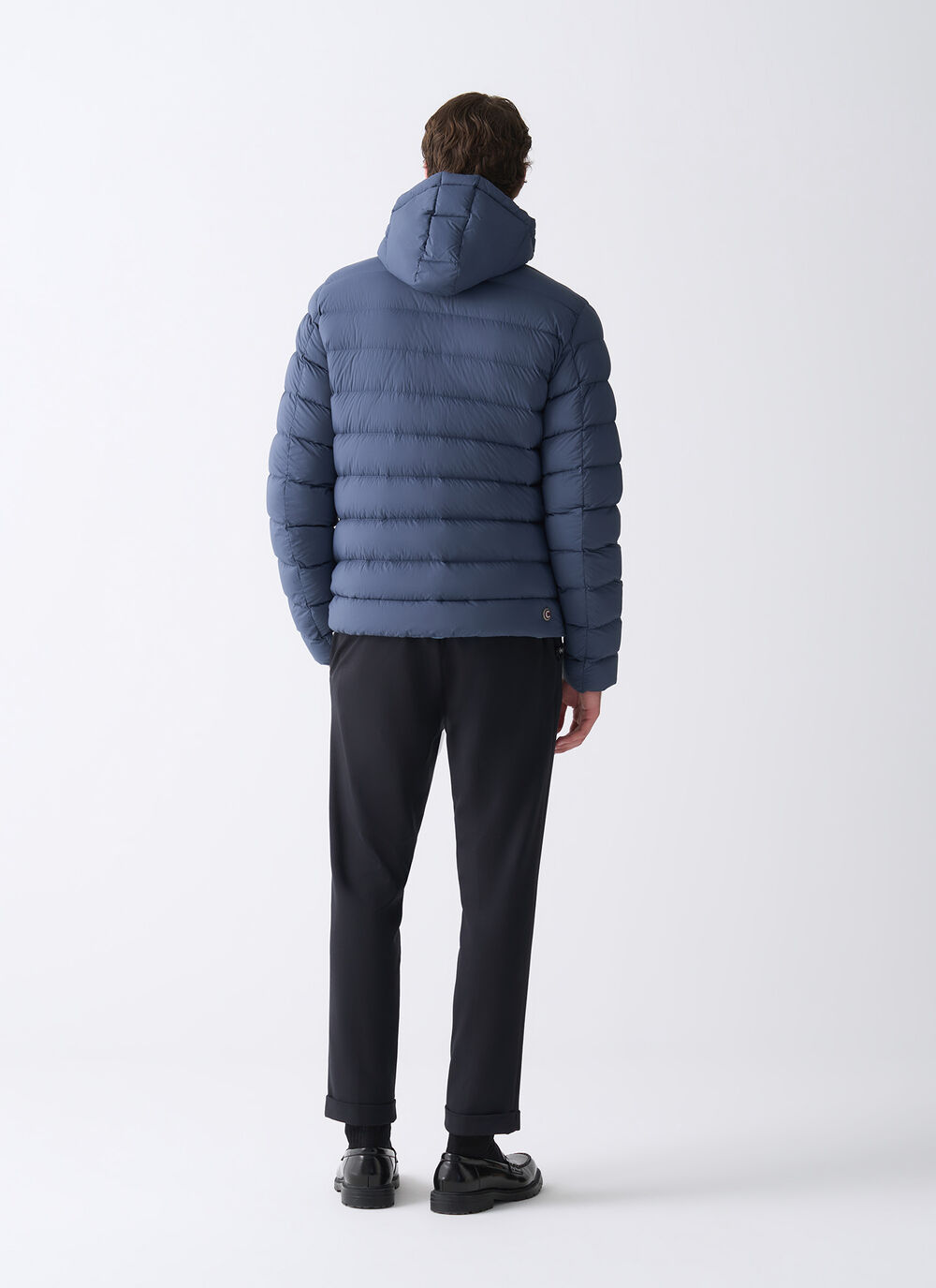 Down jacket with detachable hood image number 3
