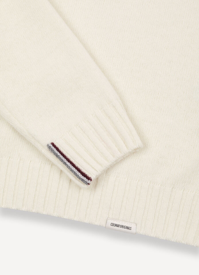 Polo-neck with tricolour detailing image number 6