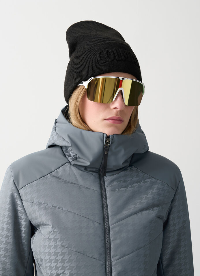 Charming houndstooth ski jacket image number 2