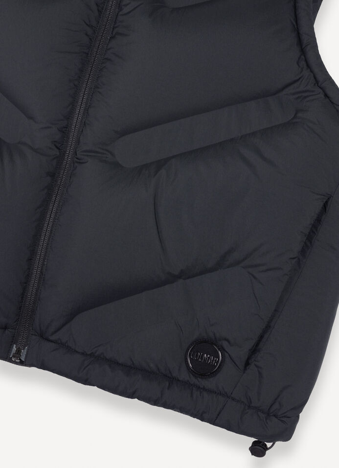 Gilet opaco dal design diagonale  image number 6