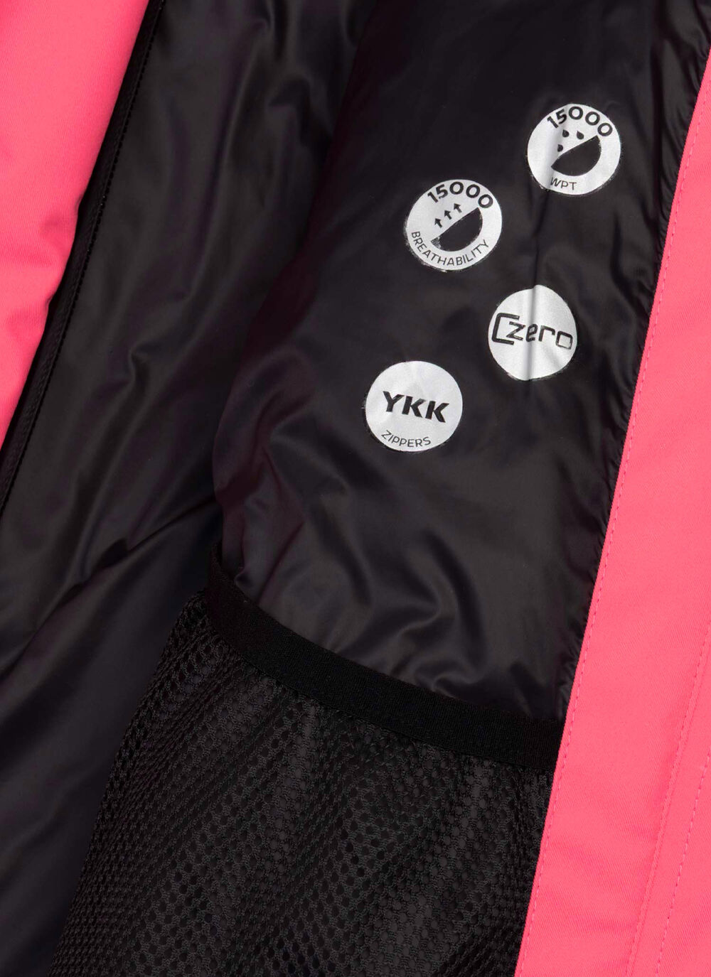 Charming girl's ski jacket
