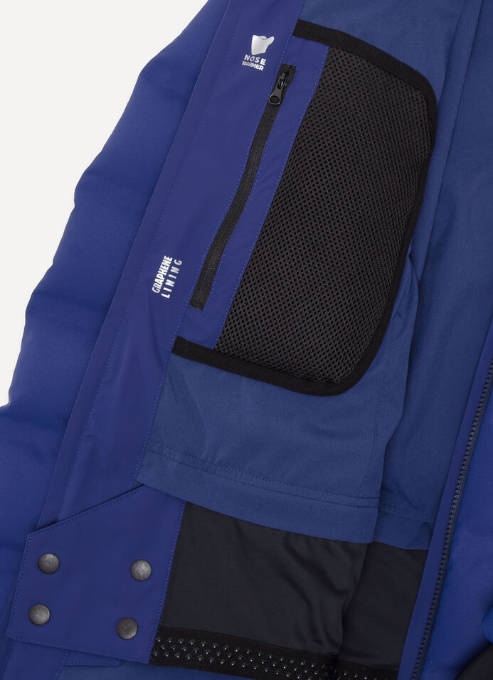 Extra-warm down ski jacket with neck warmer image number 6