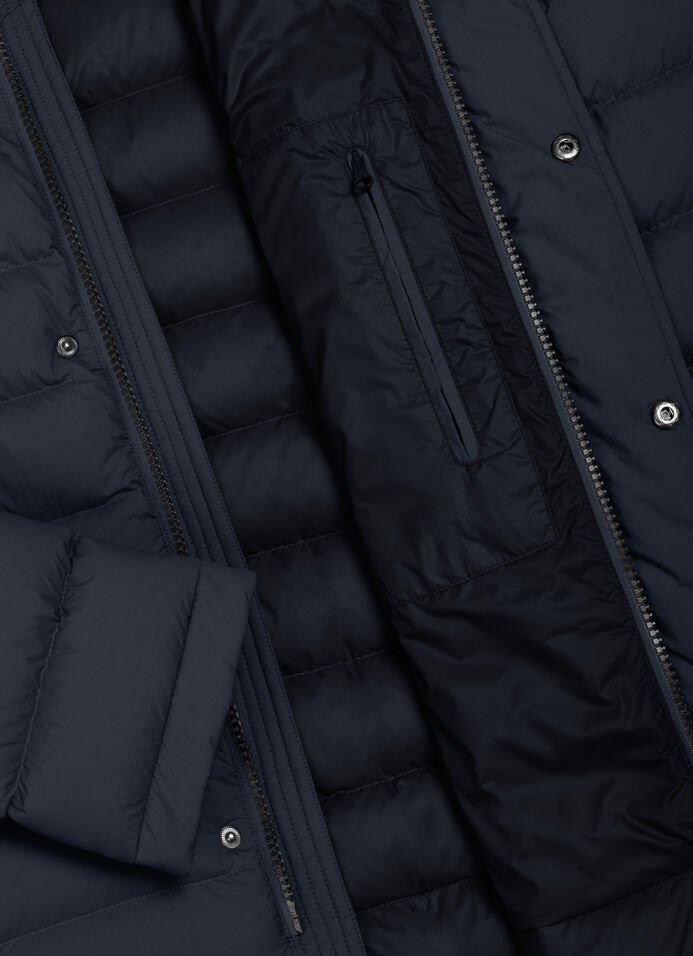 Down jacket with padded collar image number 6