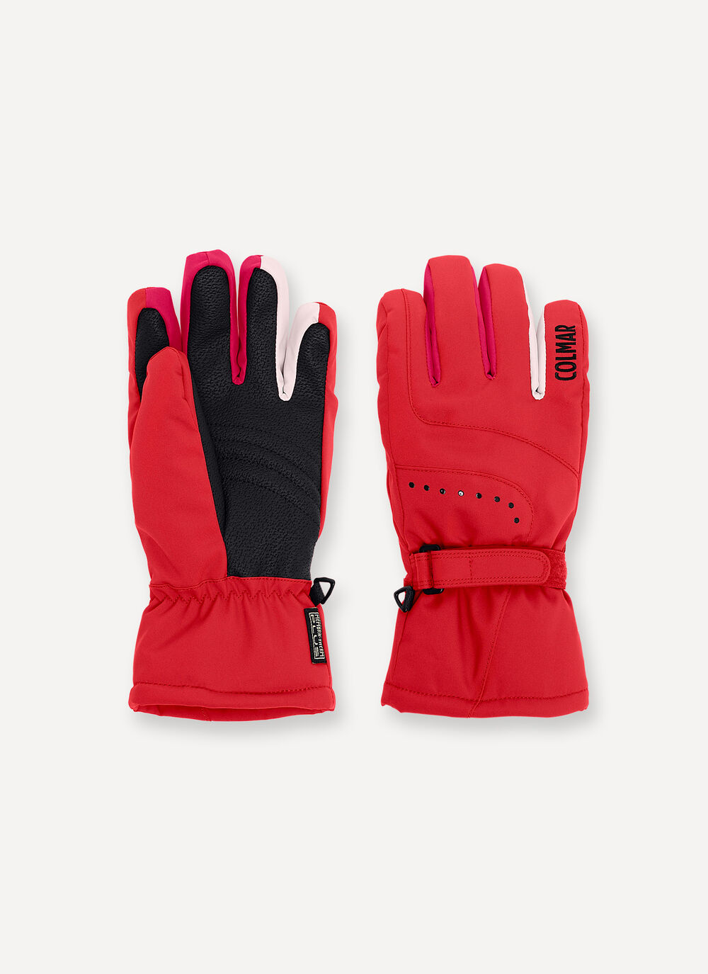 Guanti da sci foderati in pelliccia image number 1