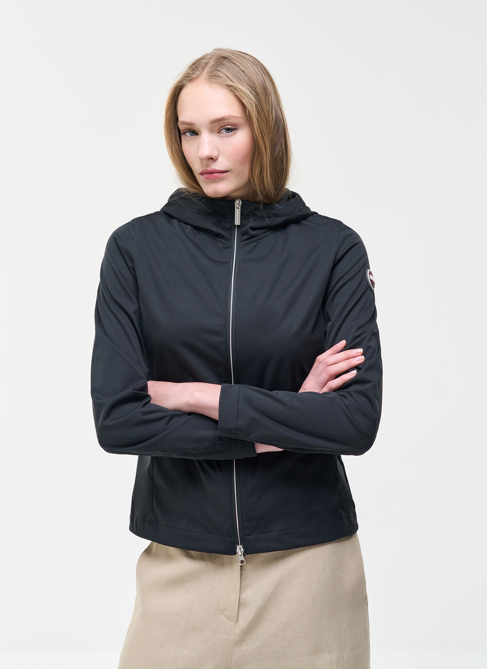 Softshell hooded jacket image number 1