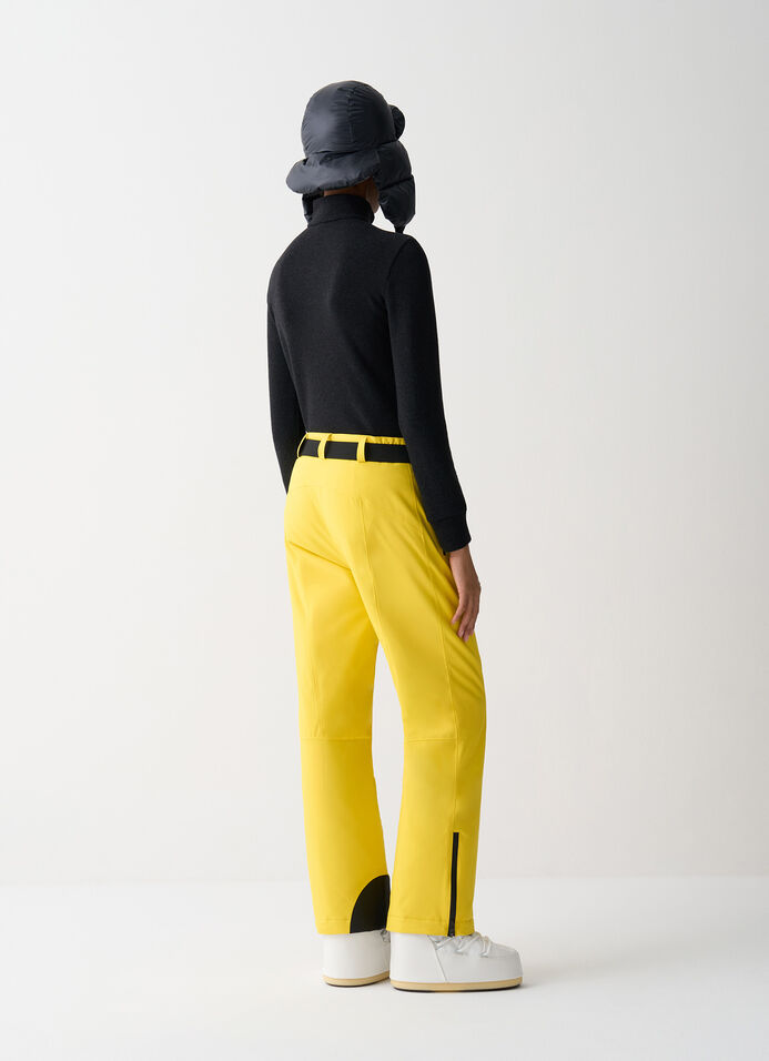 Padded ski pants with belt image number 3
