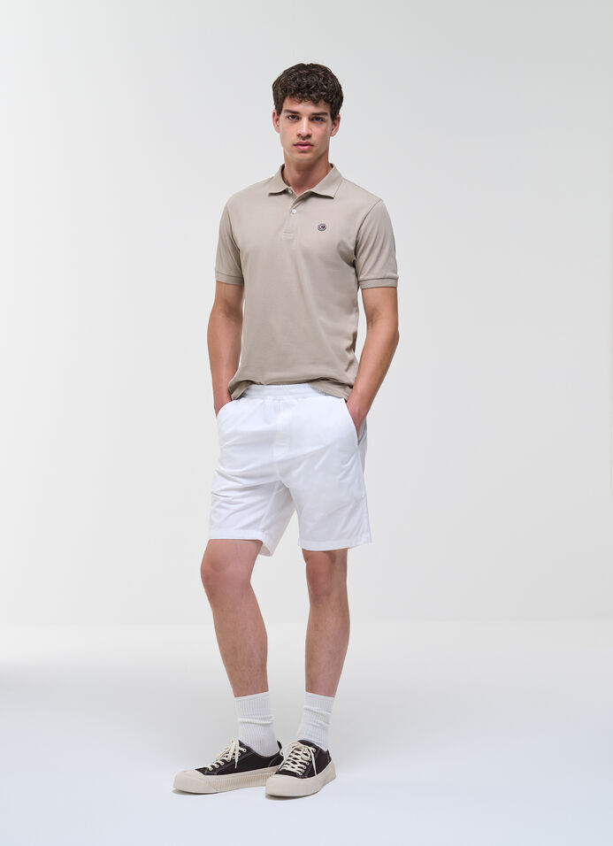 Cotton piqu&eacute; polo-shirt