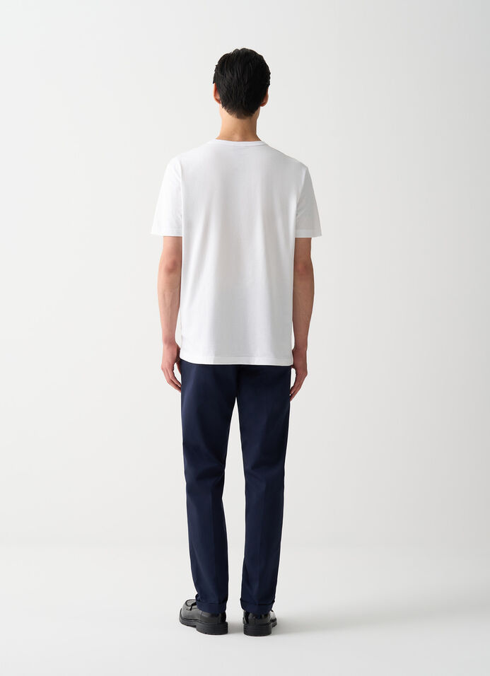 Crew-neck T-shirt with logo  image number 3