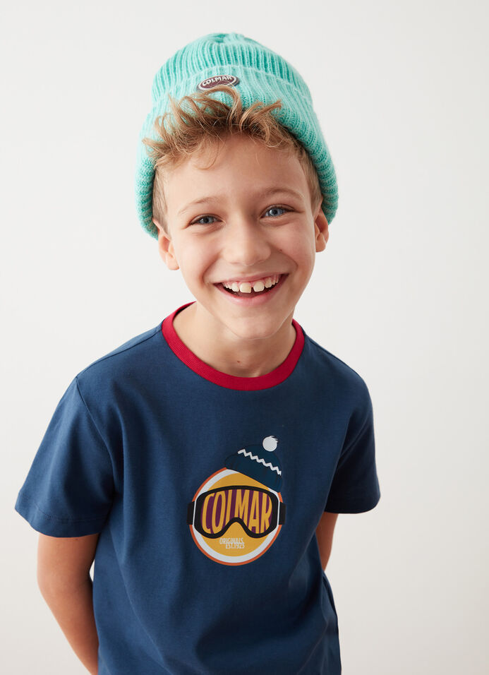 100% cotton T-shirt with logo image number 2