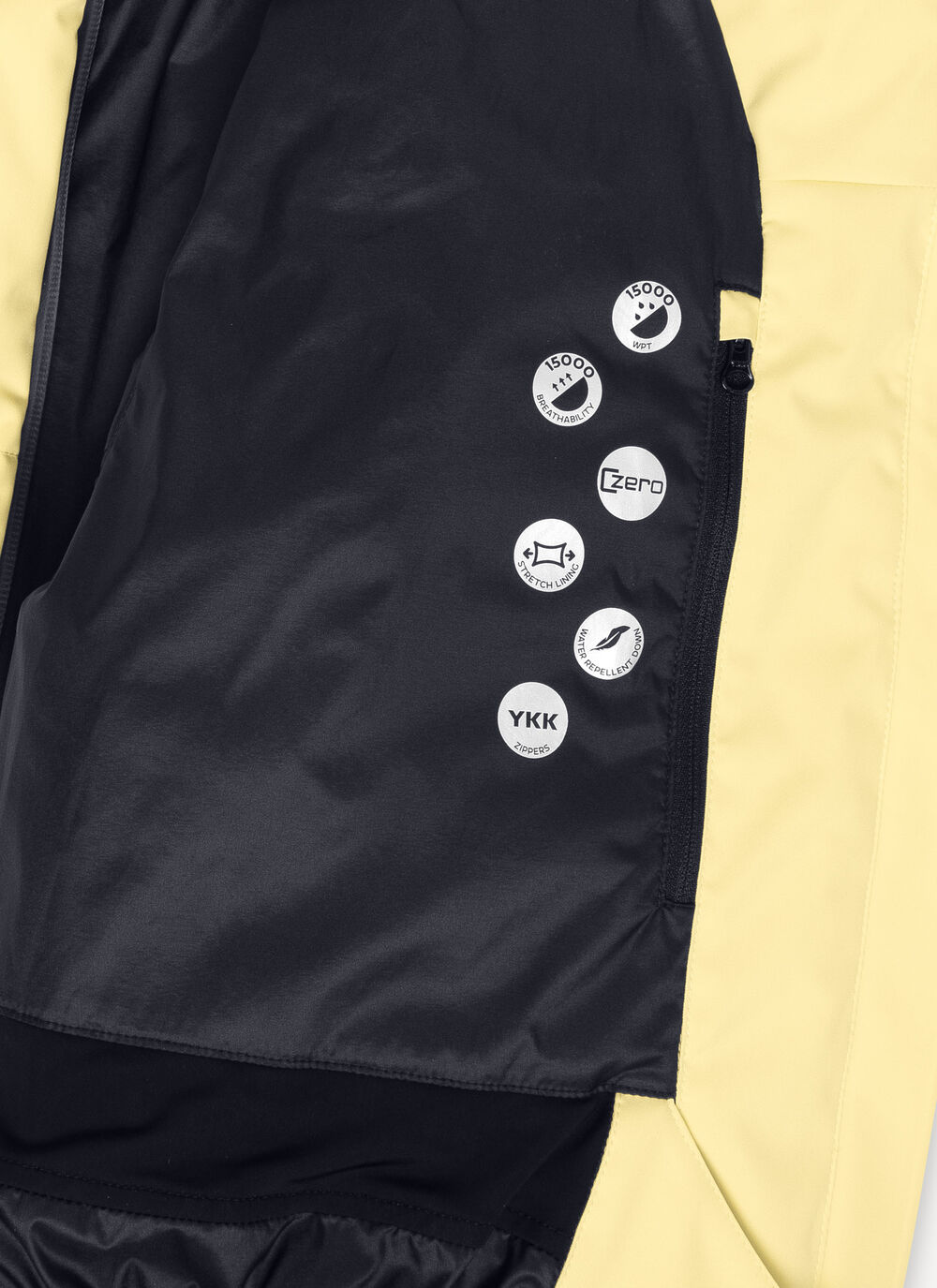 Cropped padded ski jacket image number 6