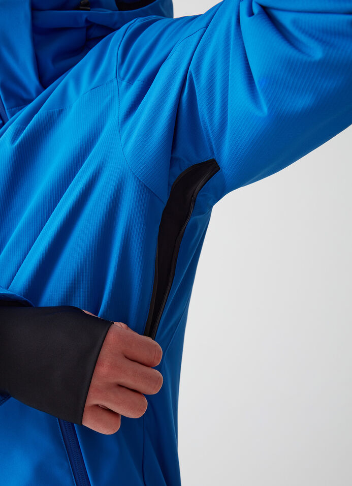 Ski jacket with ventilation zip image number 2