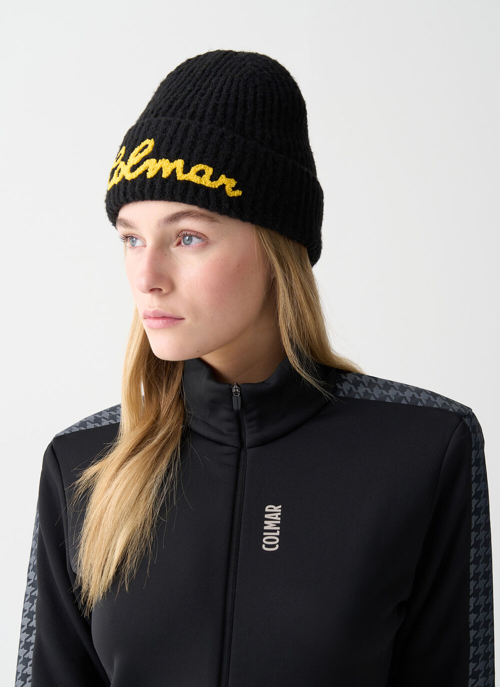 Houndstooth ski fleece image number 2