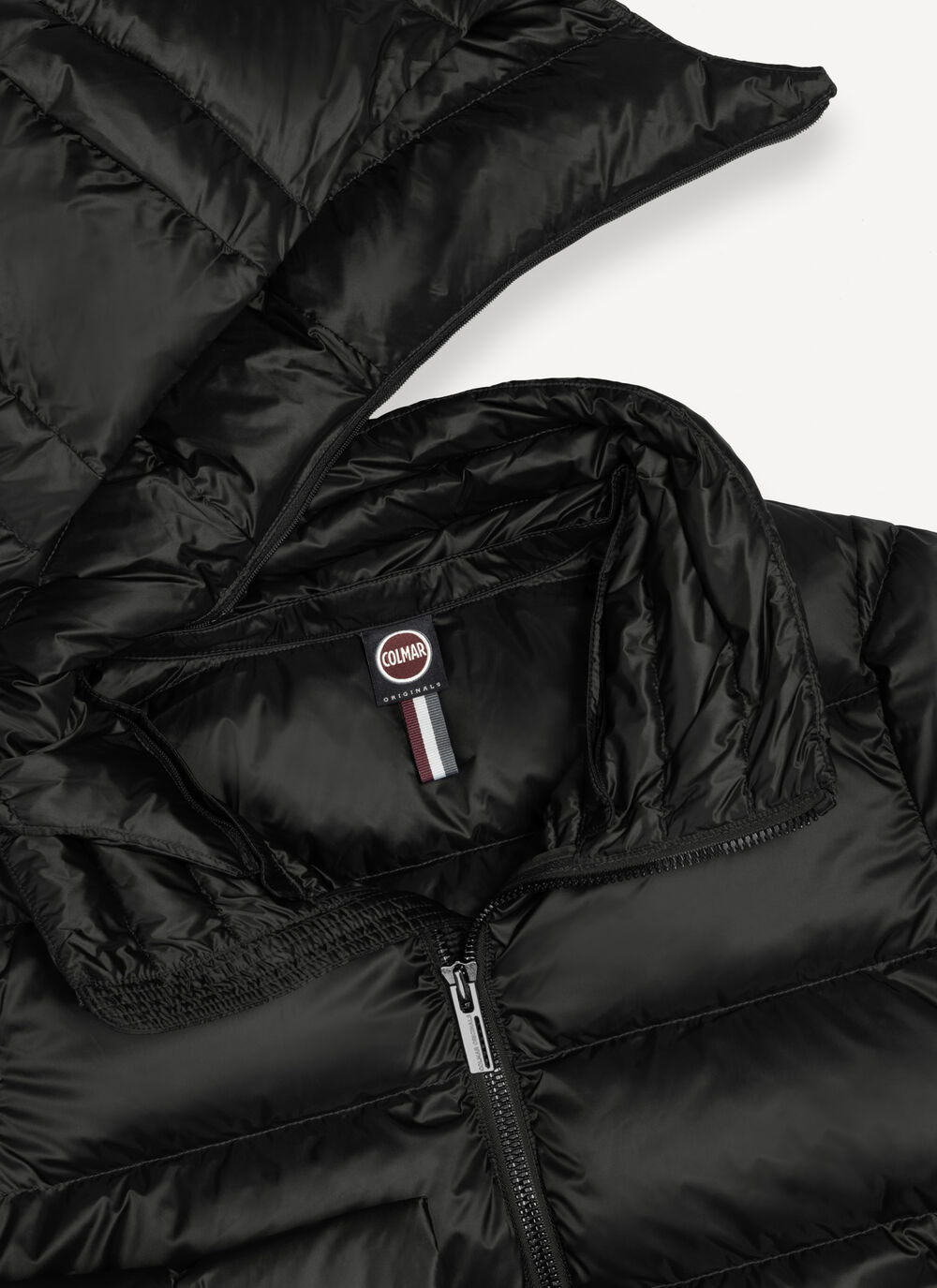 Down jacket with detachable hood image number 6