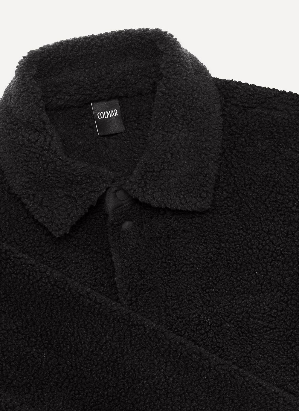 Unisex teddy-effect overshirt image number 6