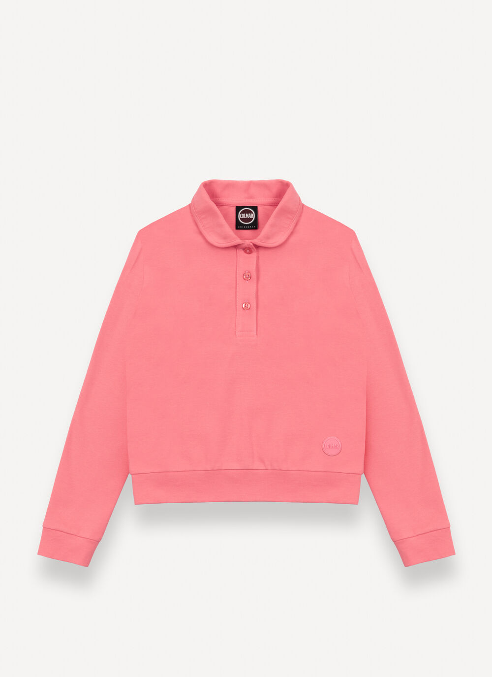 Long-sleeve piqu&eacute; polo shirt image number 4