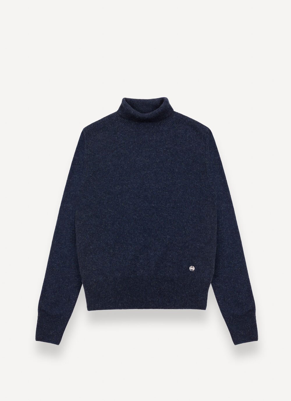 Melange polo-neck jumper image number 4
