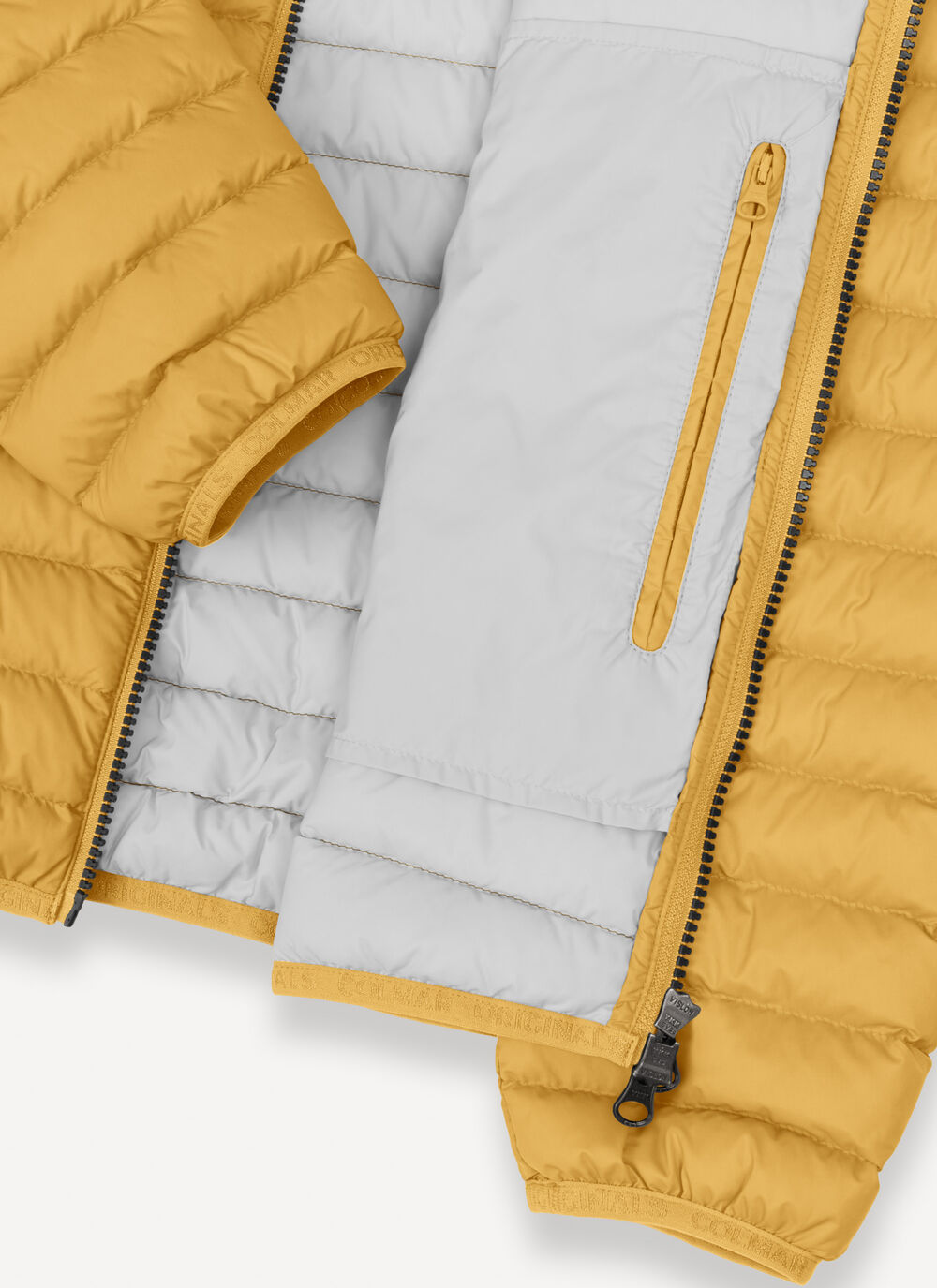 Sporty down jacket with padded collar image number 6