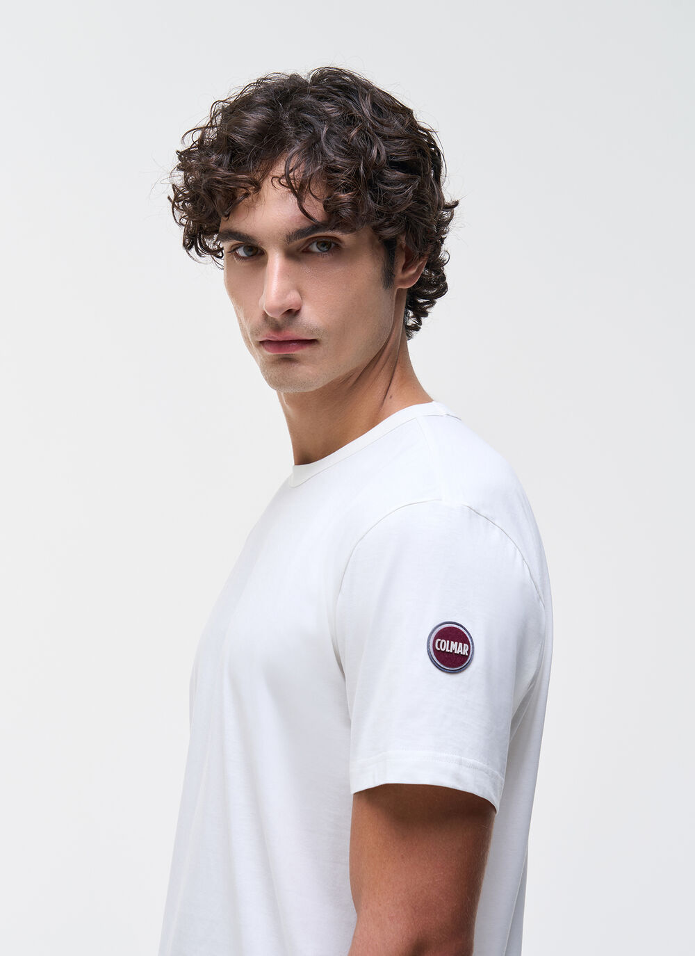 Cotton round-neck T-shirt