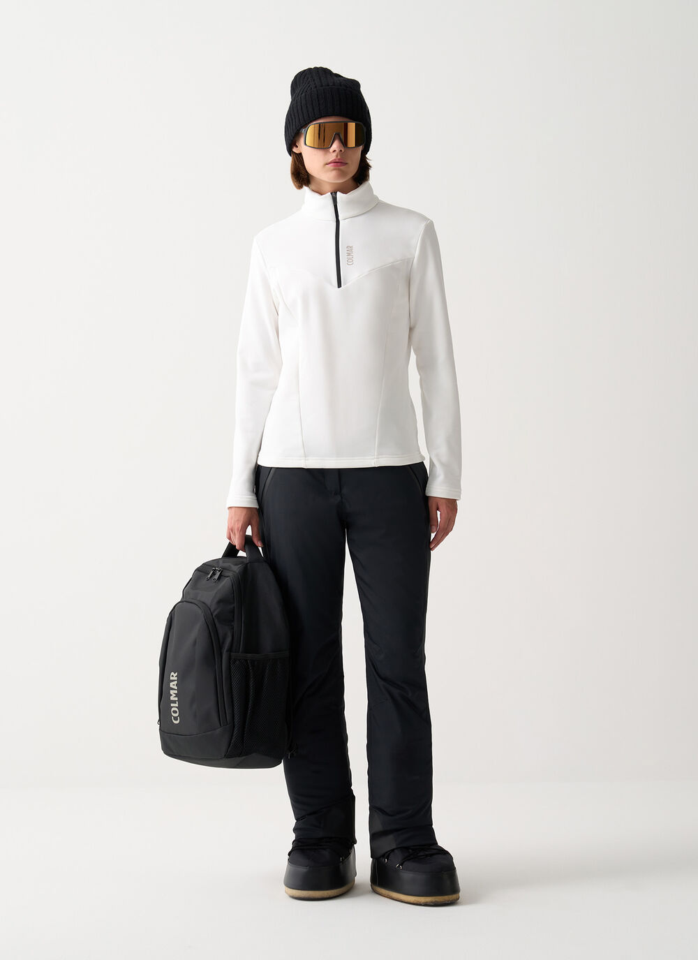 Half-zip stretch ski fleece image number 0