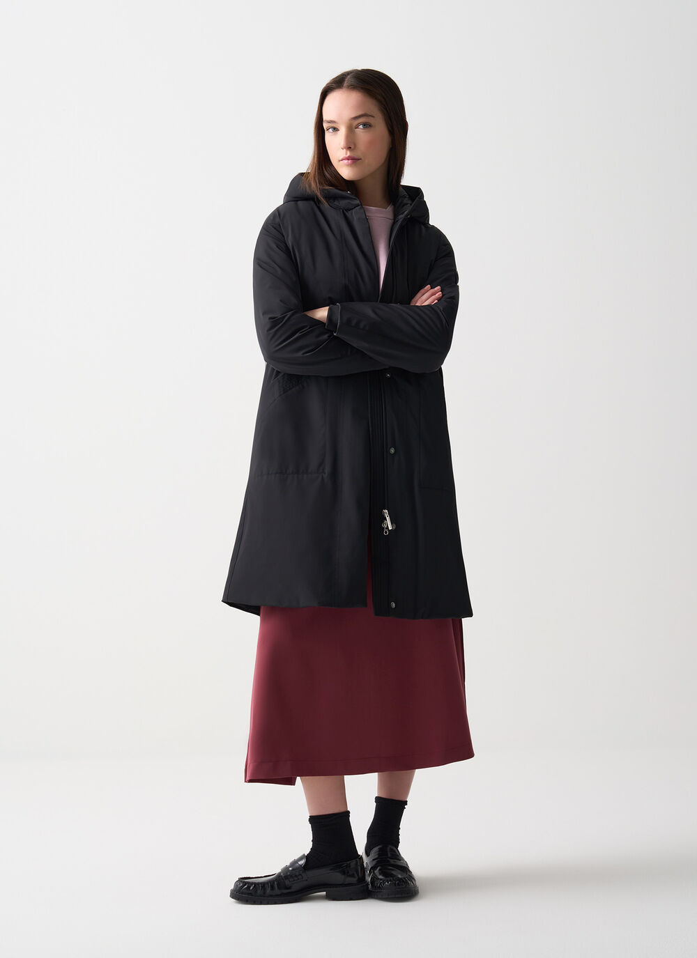 Waterproof down jacket image number 0