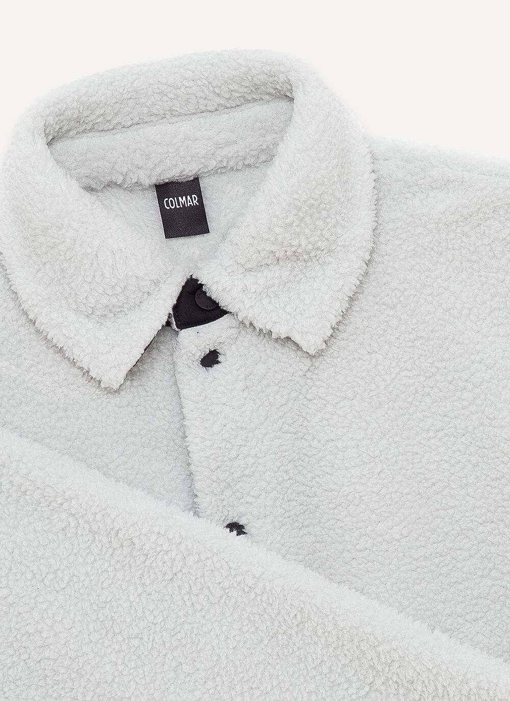 Unisex teddy-effect overshirt image number 6