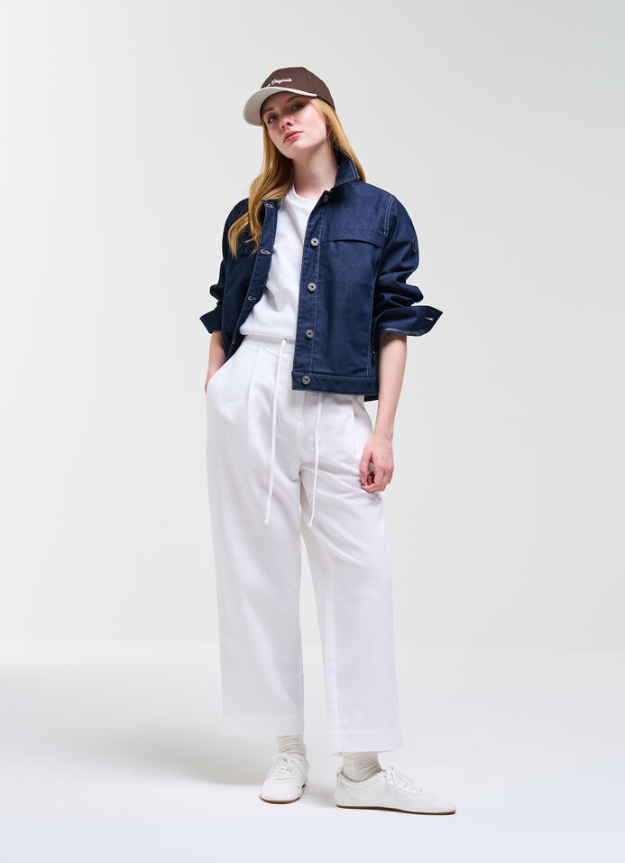 Pleated Linen Trousers