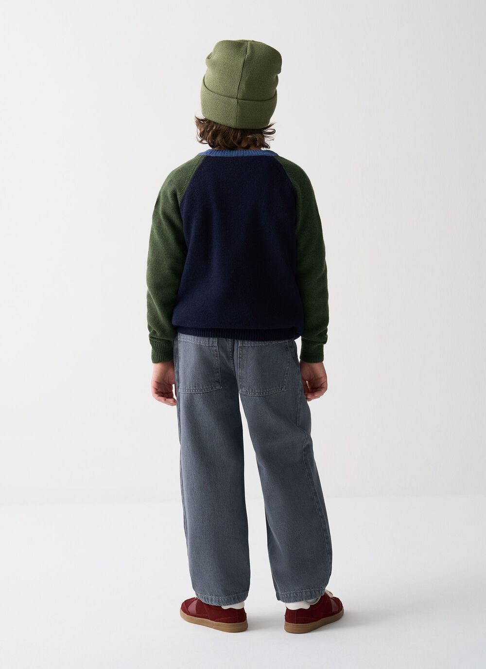 Unisex two-tone pullover image number 3