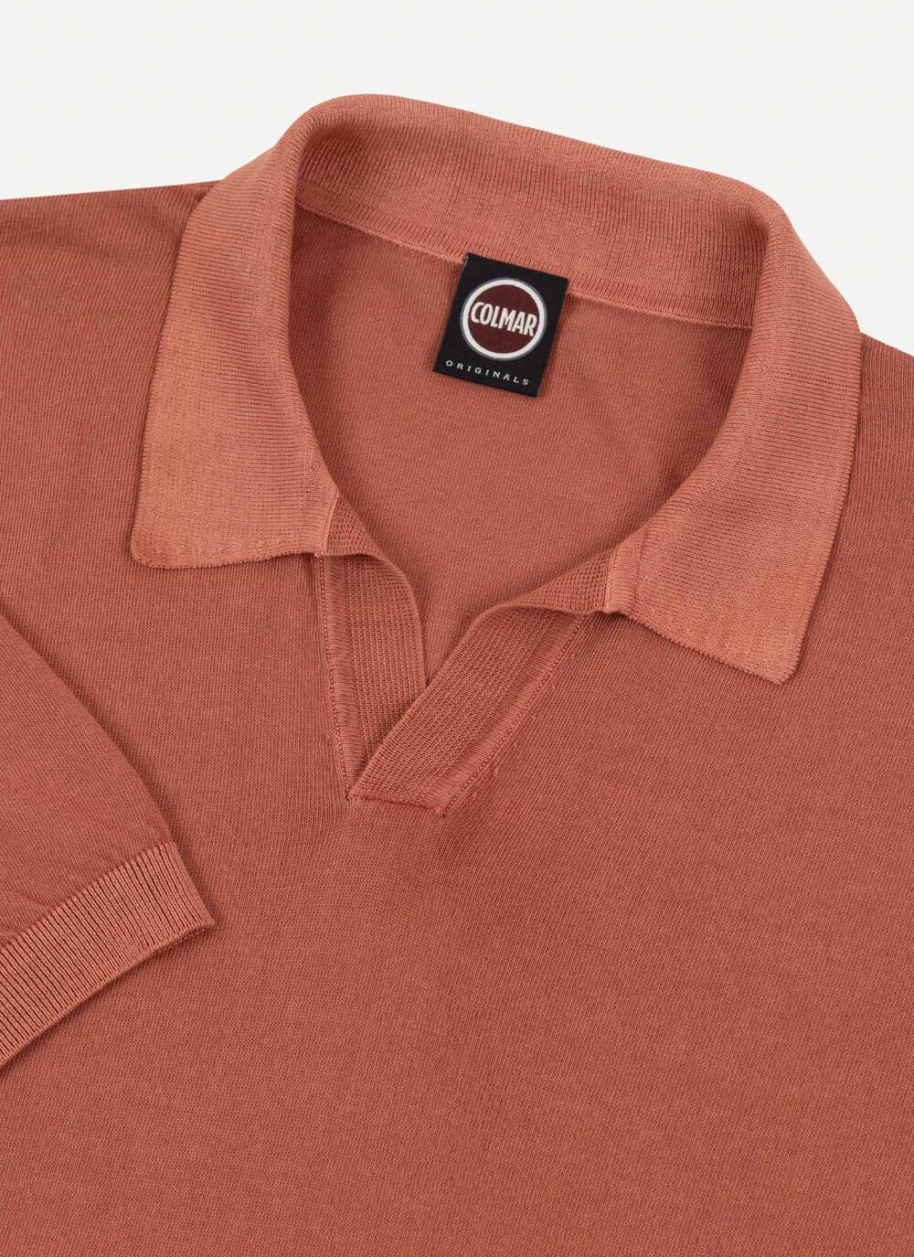 Lightweight linen and cotton polo shirt image number 6
