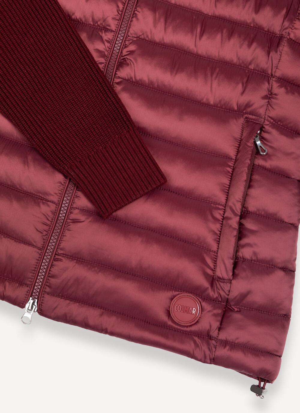 Jacket with knit sleeves image number 5