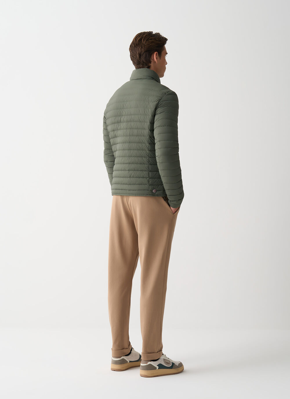 Light down jacket with padded collar  image number 3