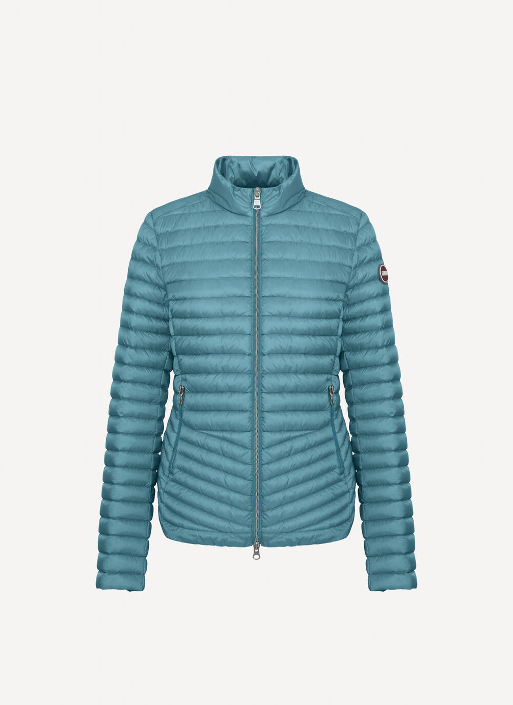 Rounded hem down jacket image number 4