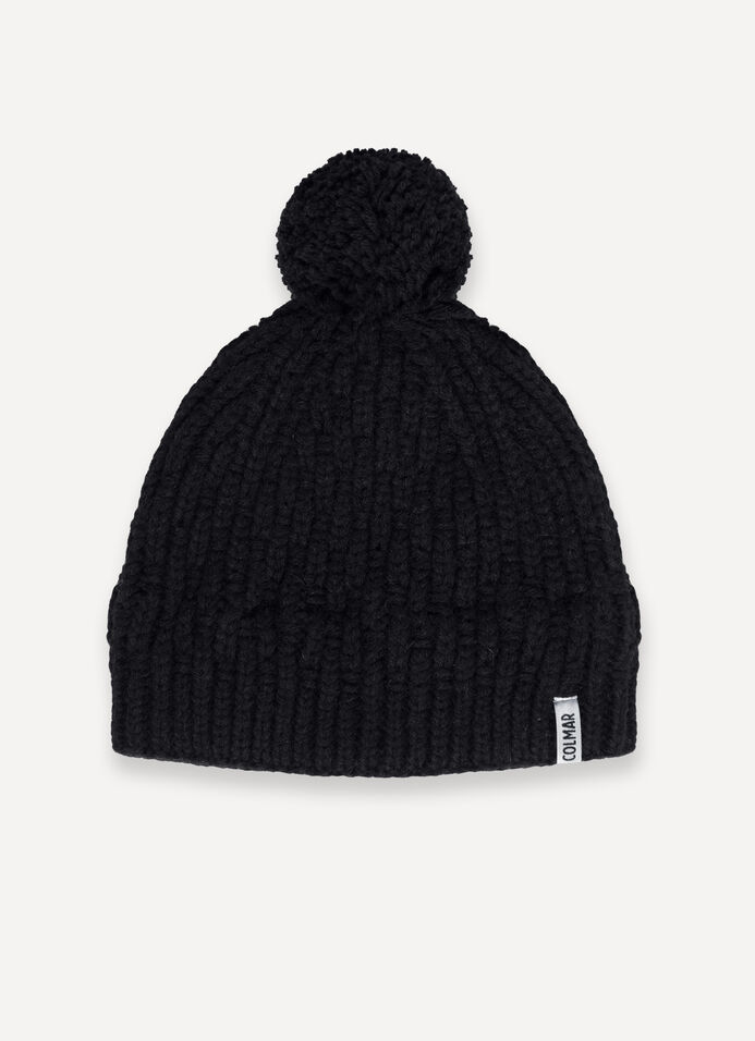 Mütze mit Strickbommel für Damen image number 1