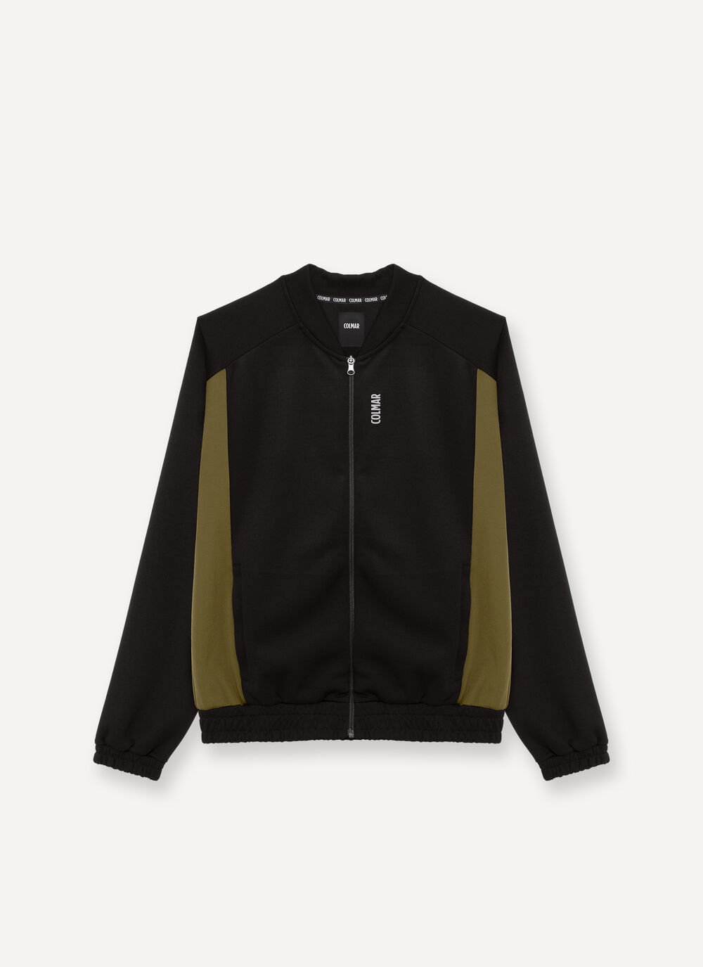 Stretch bomber-style sweatshirt image number 4