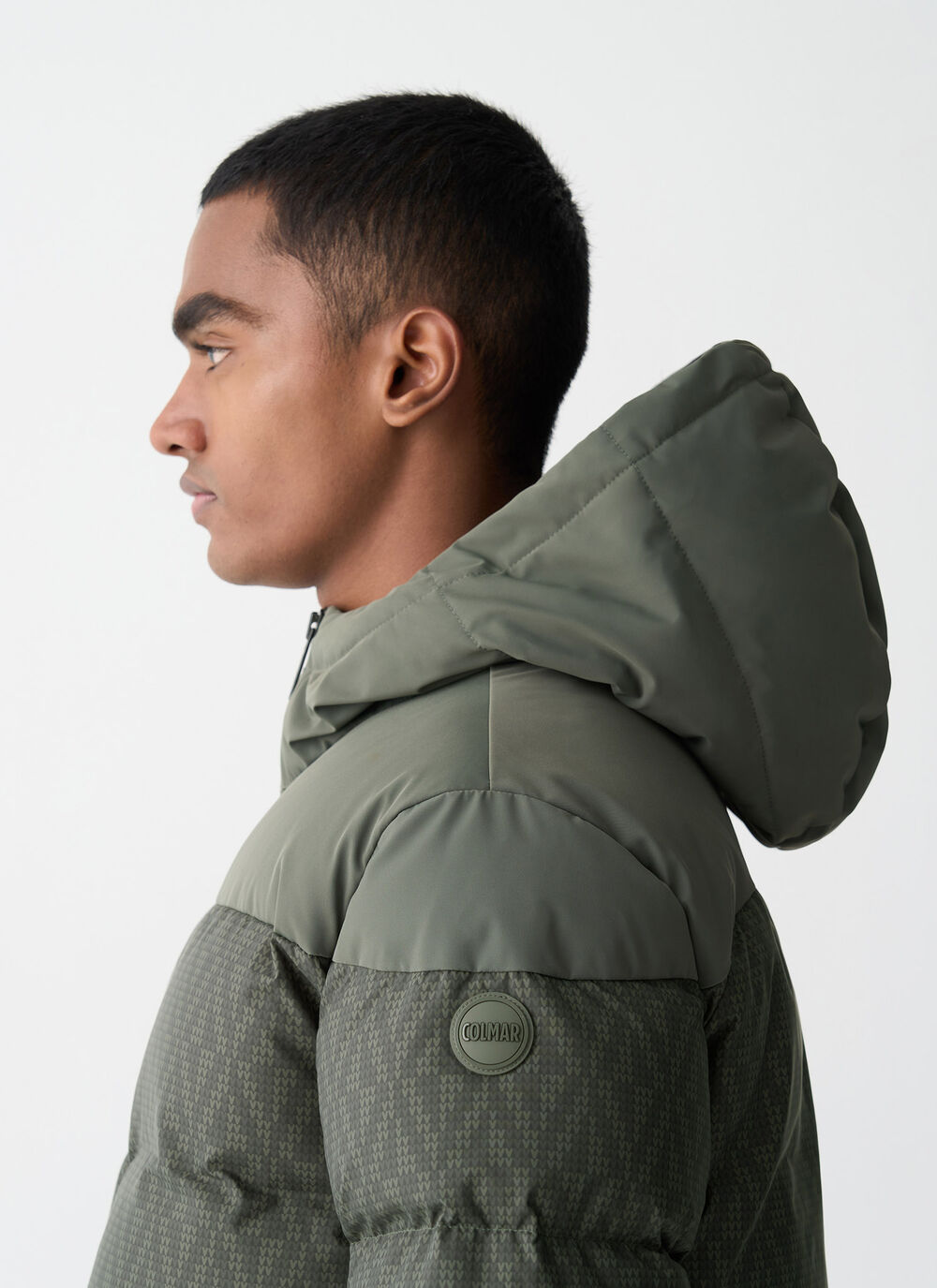 Daunenjacke mit geometrischem Muster image number 2