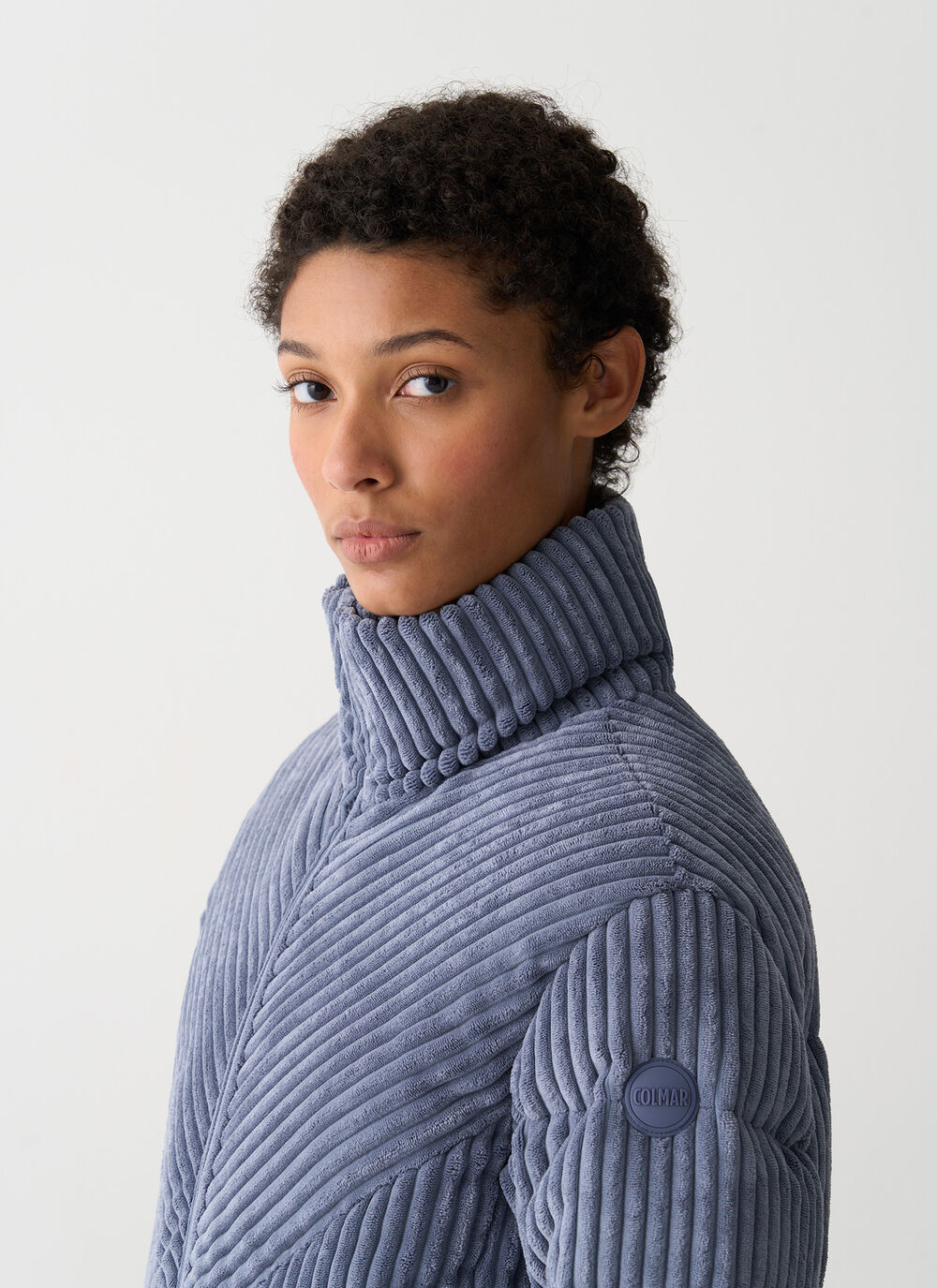 Corduroy down jacket image number 2