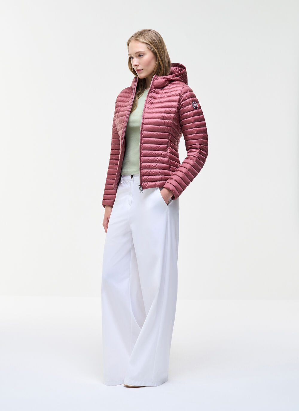 Light down jacket with hood image number 0