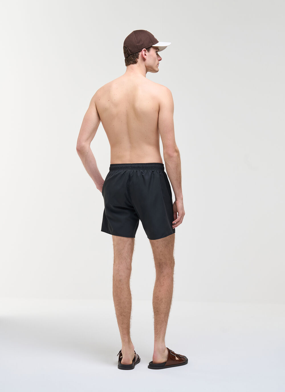 Swim Trunks with Logo Print image number 3