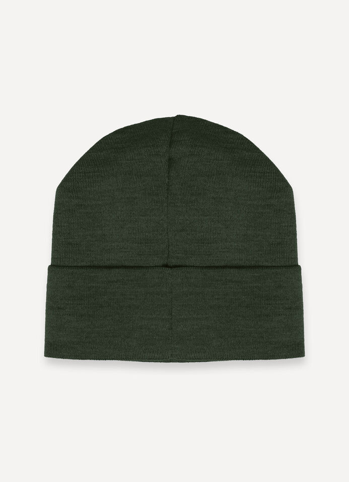 Men’s branded hat with turn-up cuff image number 2