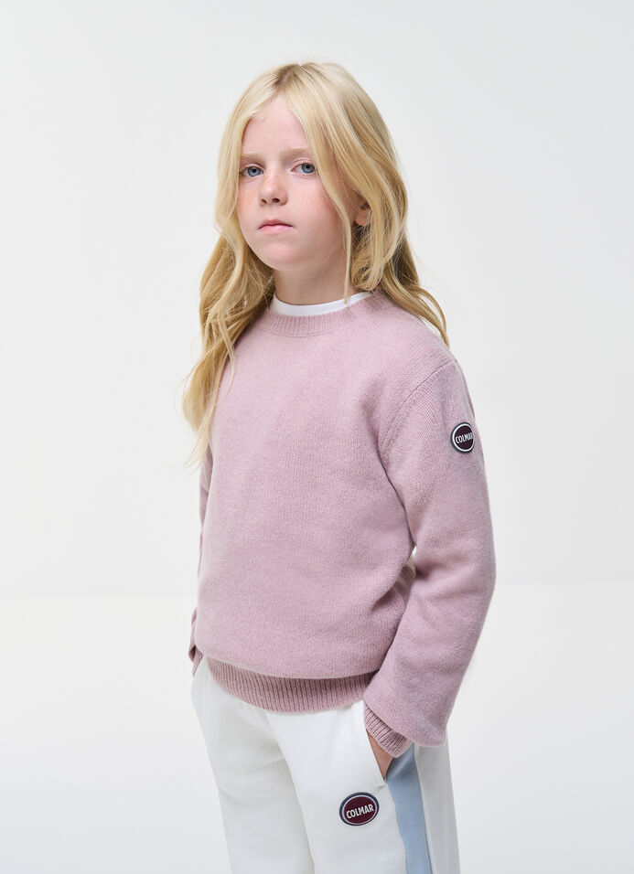 Unisex round-neck pullover