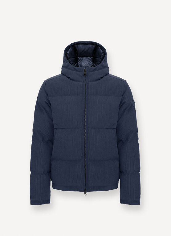 Waterproof corduroy down jacket